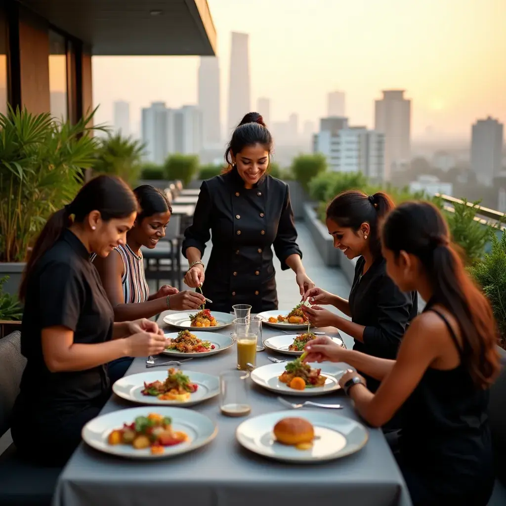 Professional team collaboration